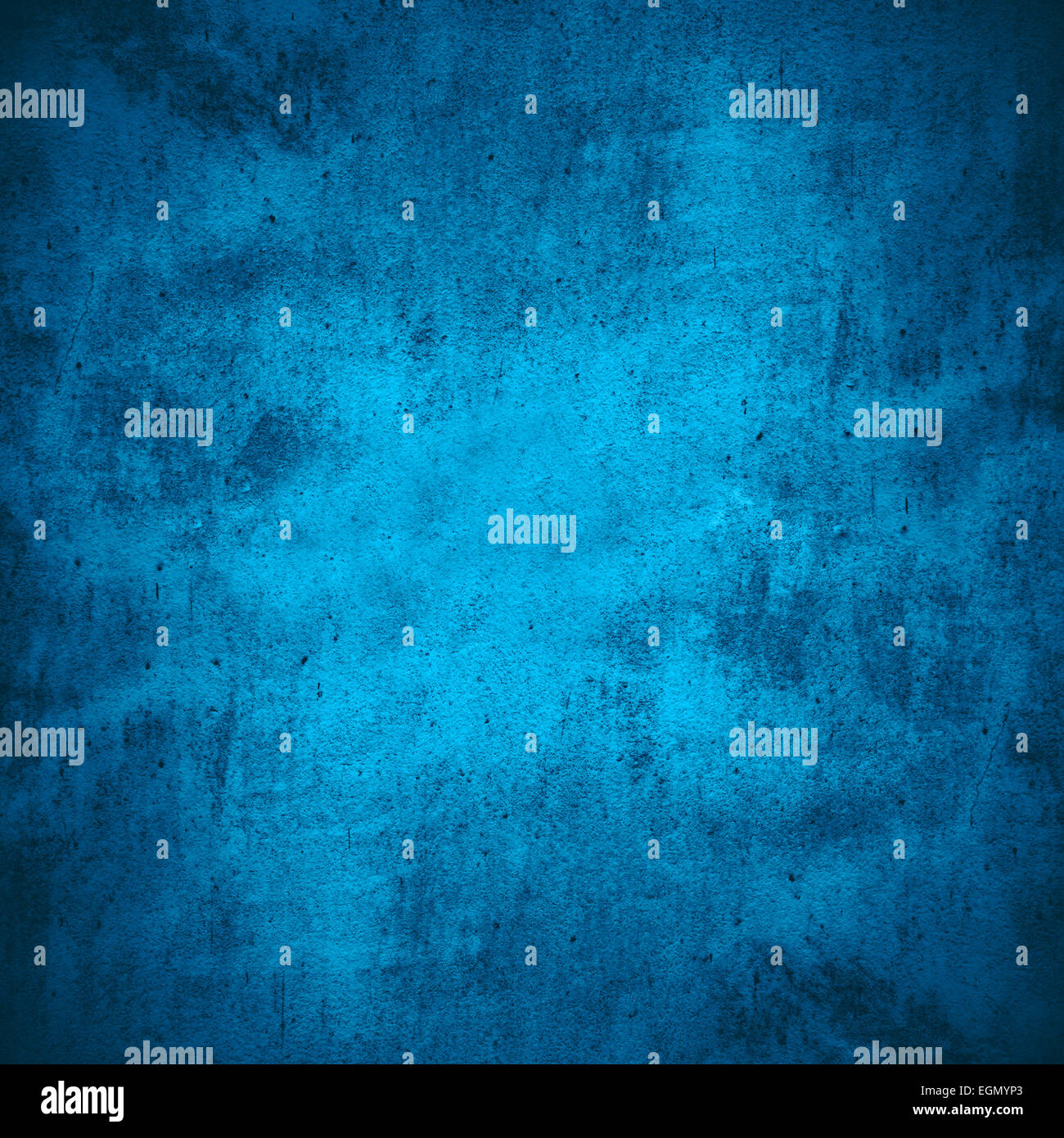 blauer Hintergrund Gips oder Zement Muster Maserung Stockfoto