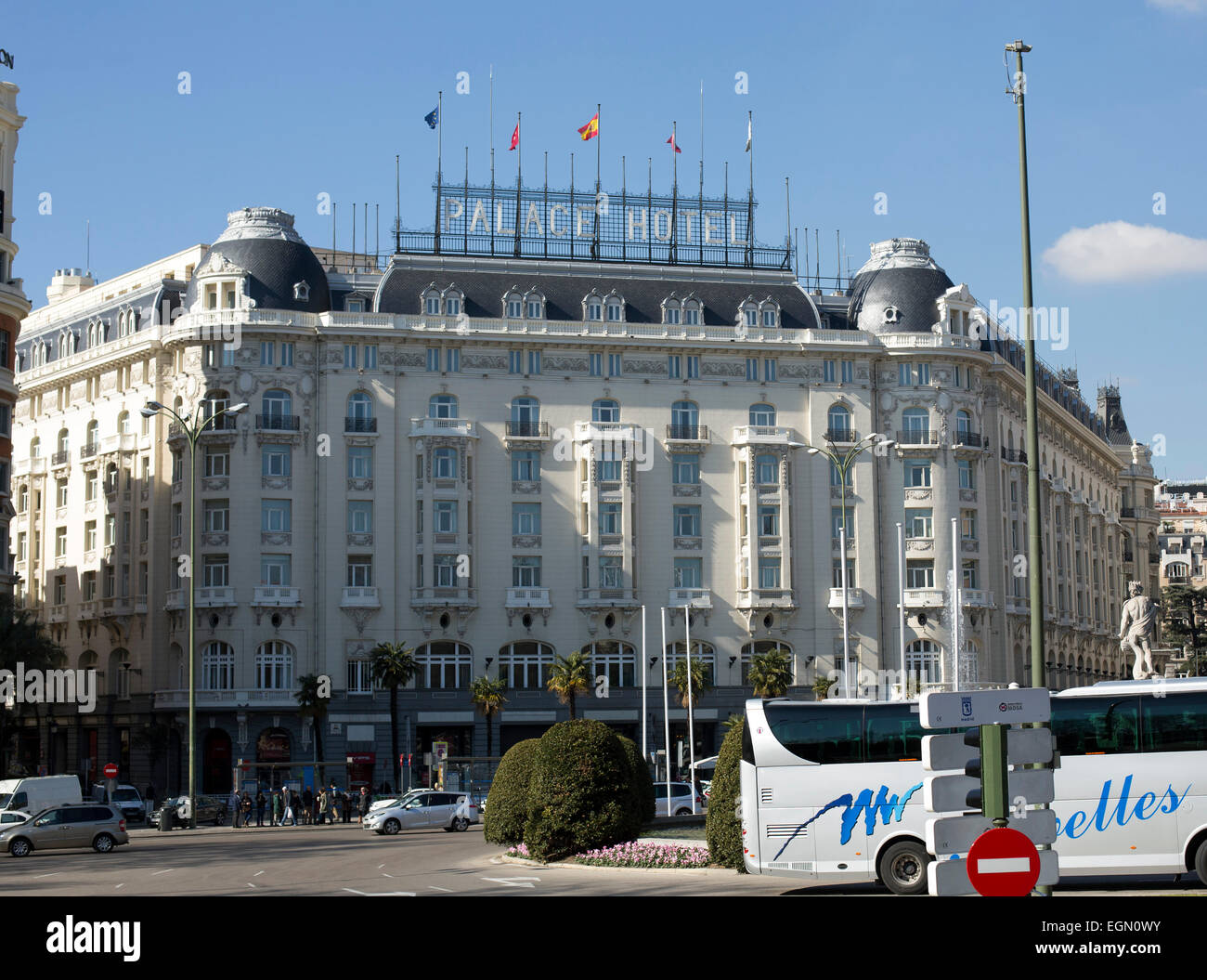 Palace Hotel Madrid Stockfoto