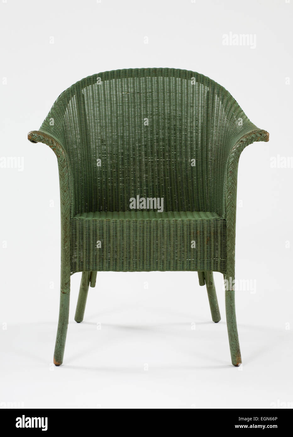 "Lloyd Loom" Sessel Stockfoto