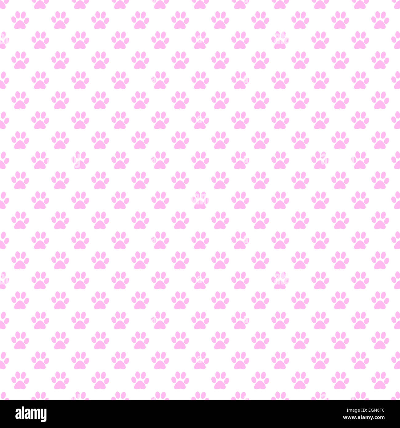 Hund Pfoten rosa und weißen Tupfen Textur Hintergrundmuster Stockfoto