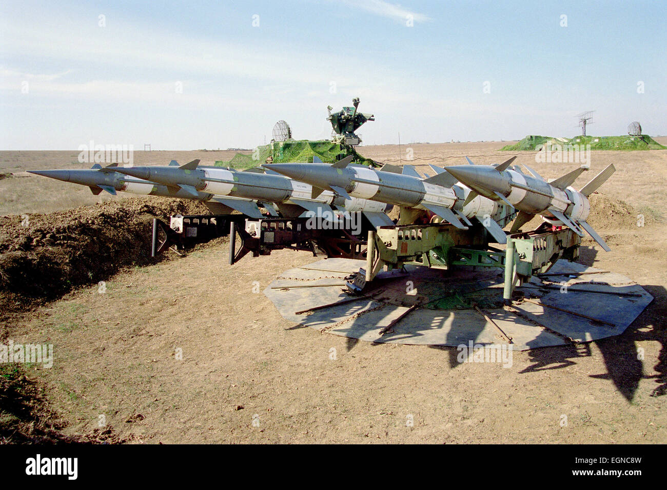 Sowjetische Art Flugabwehrraketen Stockfoto