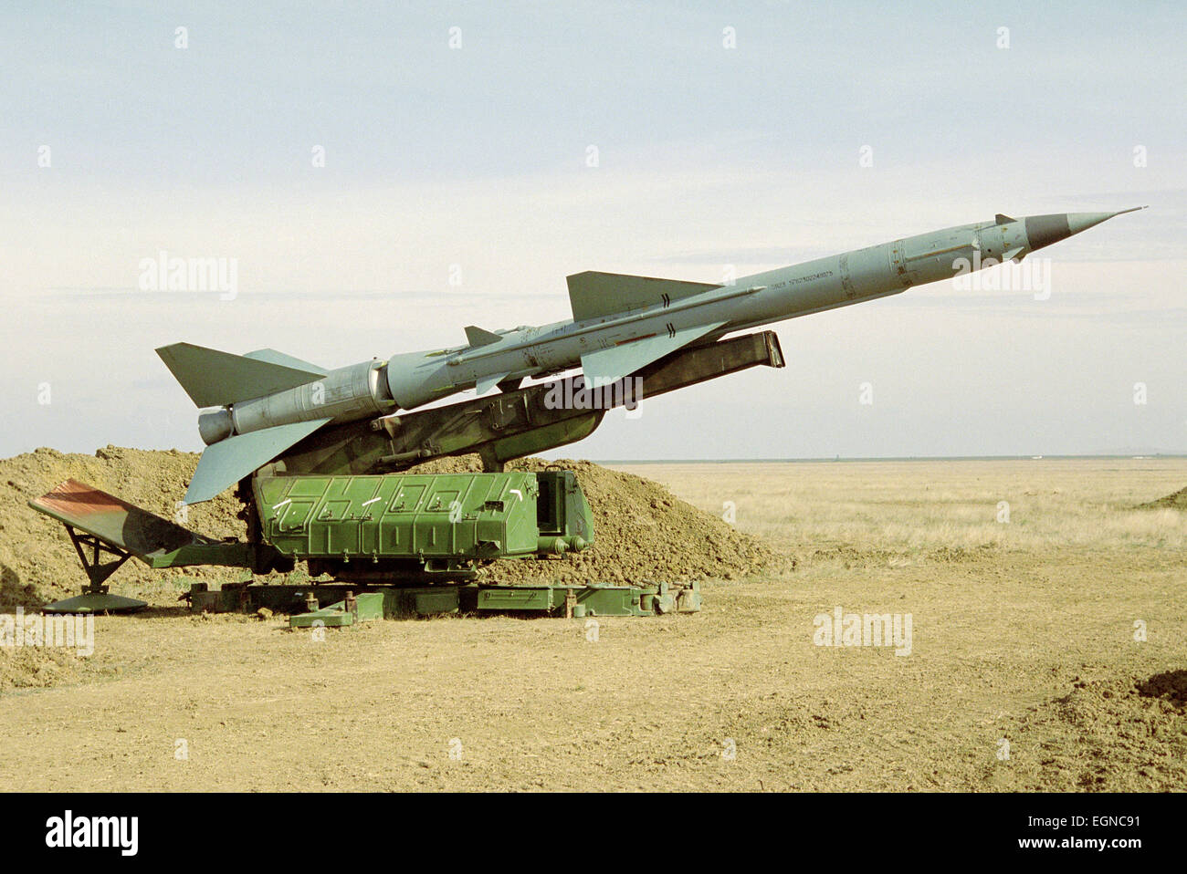 Sowjetischen Flugabwehrraketen. Stockfoto