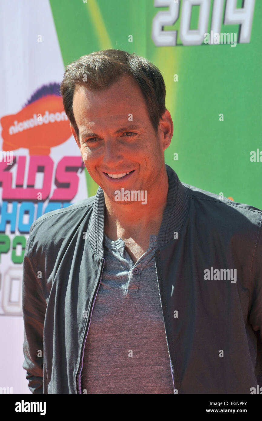 LOS ANGELES, CA - 17. Juli 2014: Will Arnett bei der ersten jährlichen Nickelodeon Kids Choice Sports Awards an Pauley Pavilion, UCLA. Stockfoto