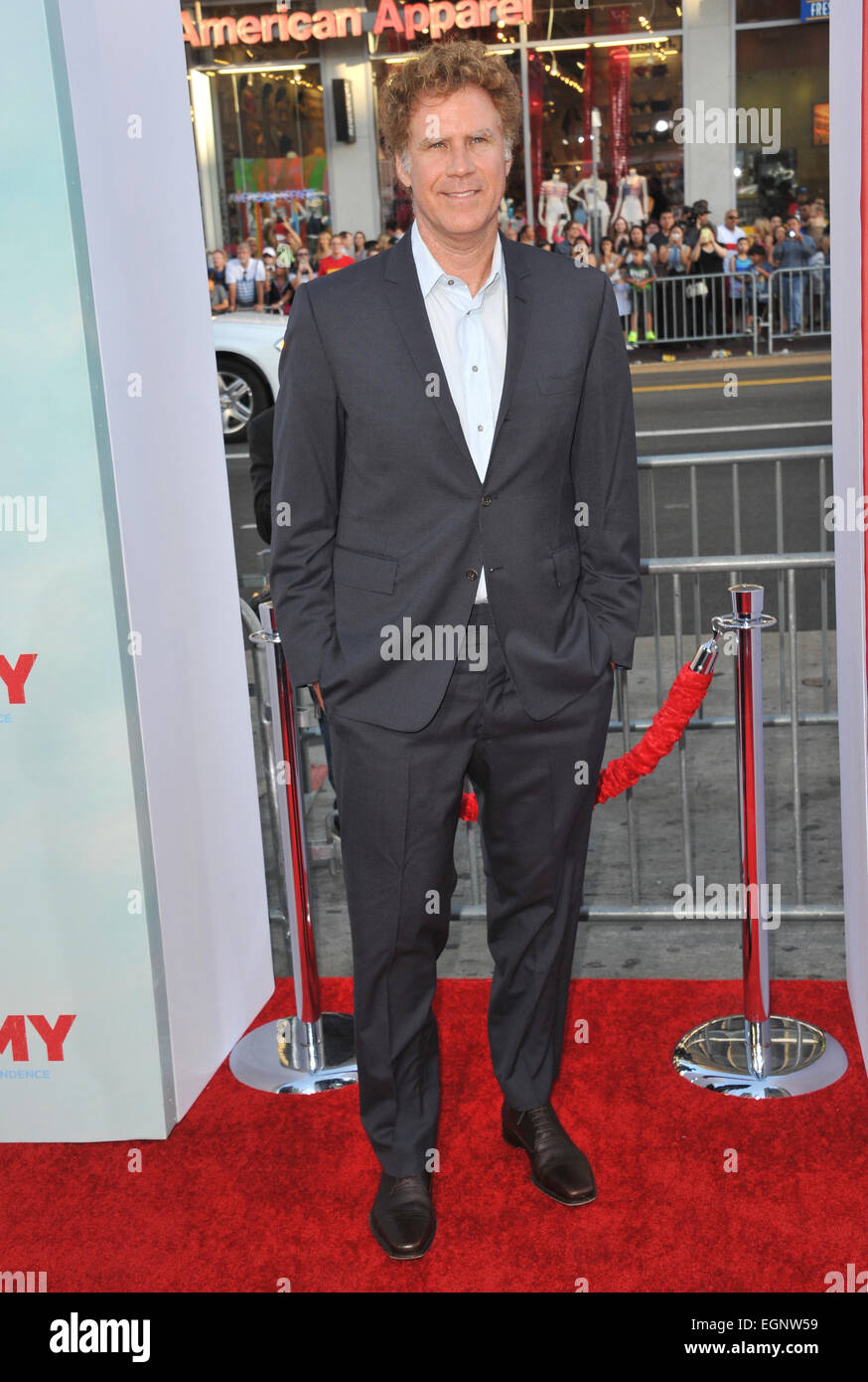 LOS ANGELES, CA - 30. Juni 2014: Will Ferrell bei der Premiere von "Tammy" am TCL Chinese Theatre in Hollywood. Stockfoto