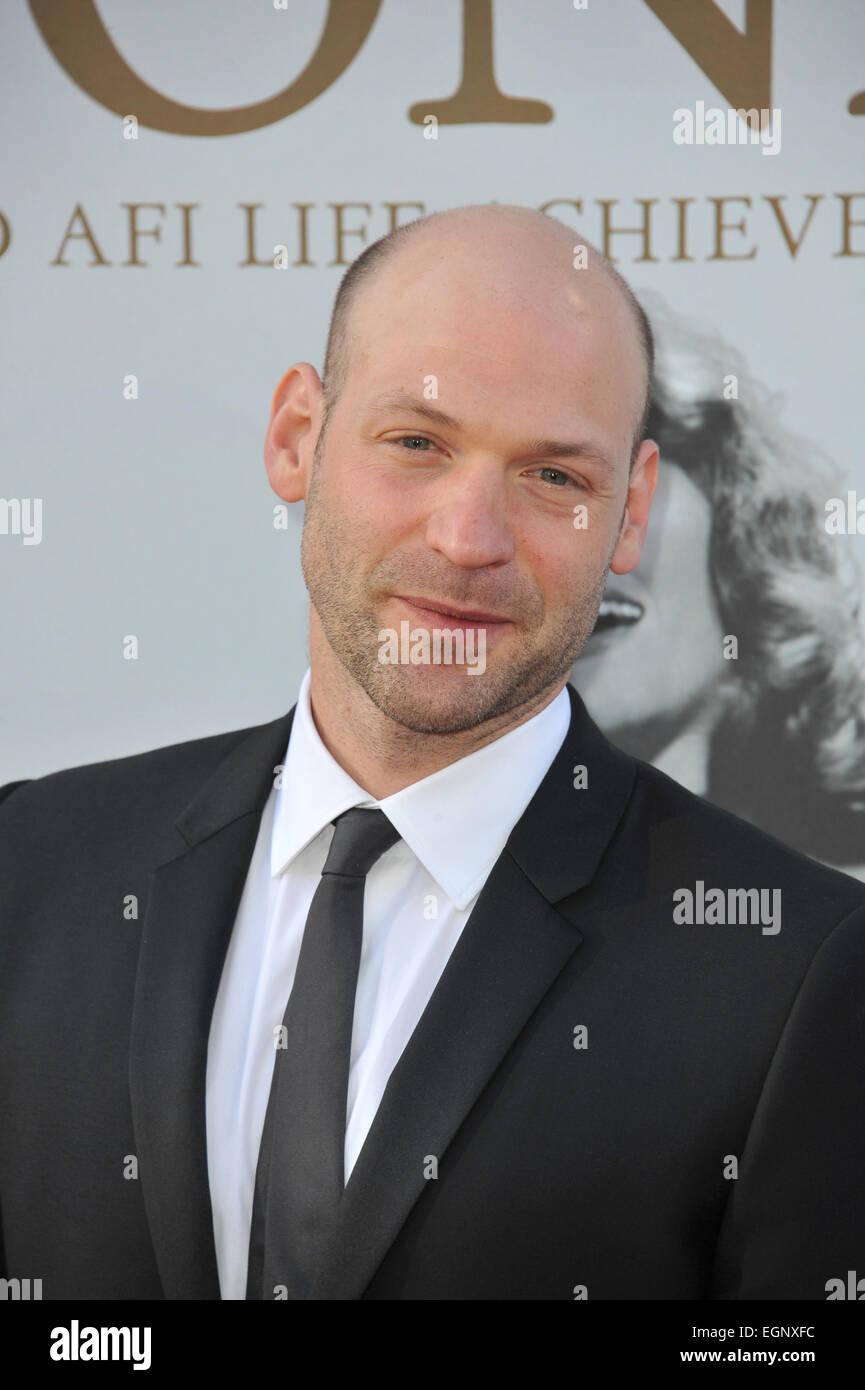 LOS ANGELES, CA - 5. Juni 2014: Corey Stoll auf 2014 American Film Institute Life Achievement Awards ehren Jane Fonda im Dolby Theater, Hollywood. Stockfoto