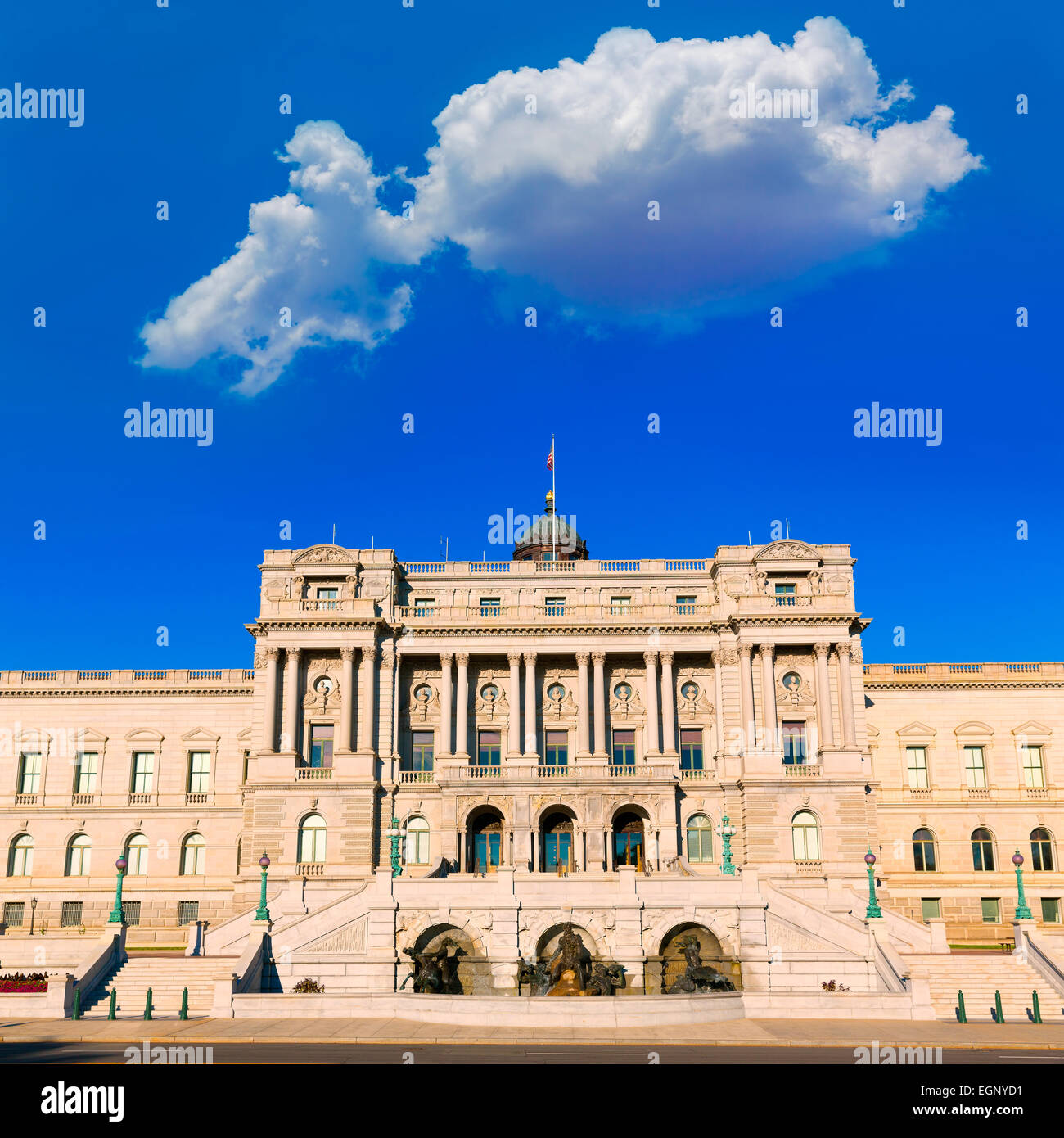 Bibliothek des Kongresses Thomas Jefferson building in Washington DC USA Stockfoto