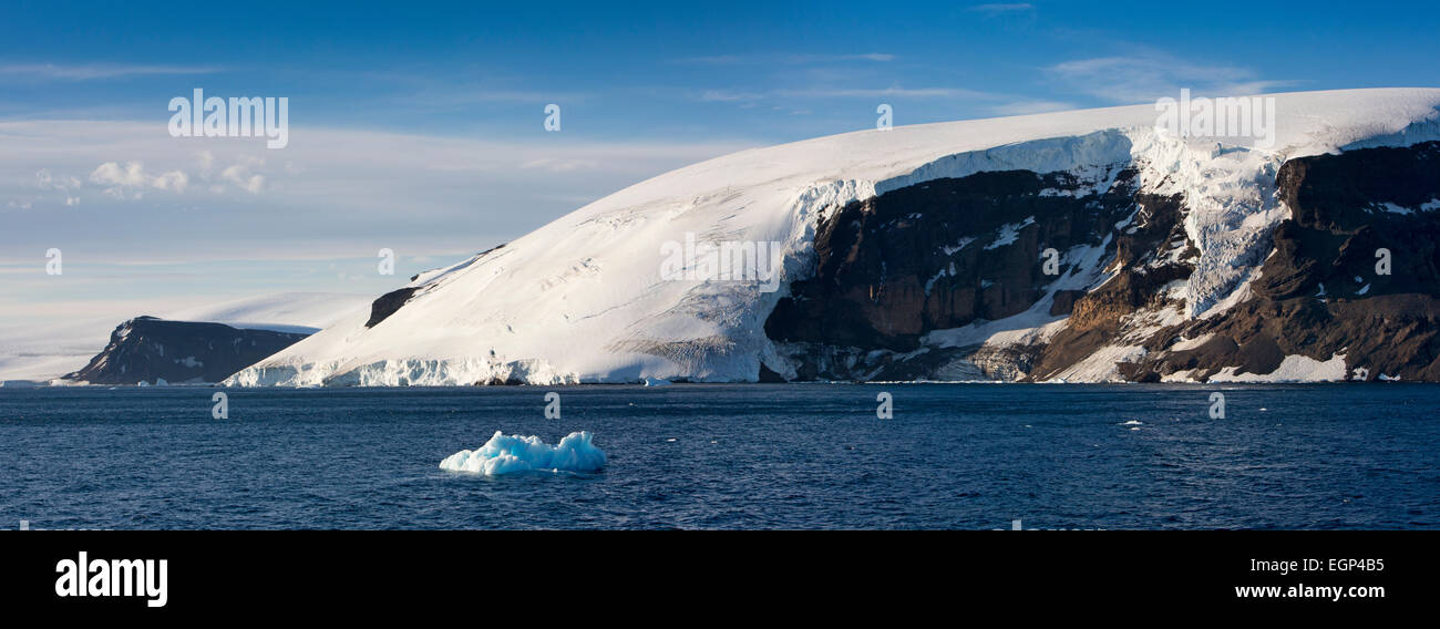 Antarktis, Antarctic Sound, Schnee bedeckten Landzunge Stockfoto
