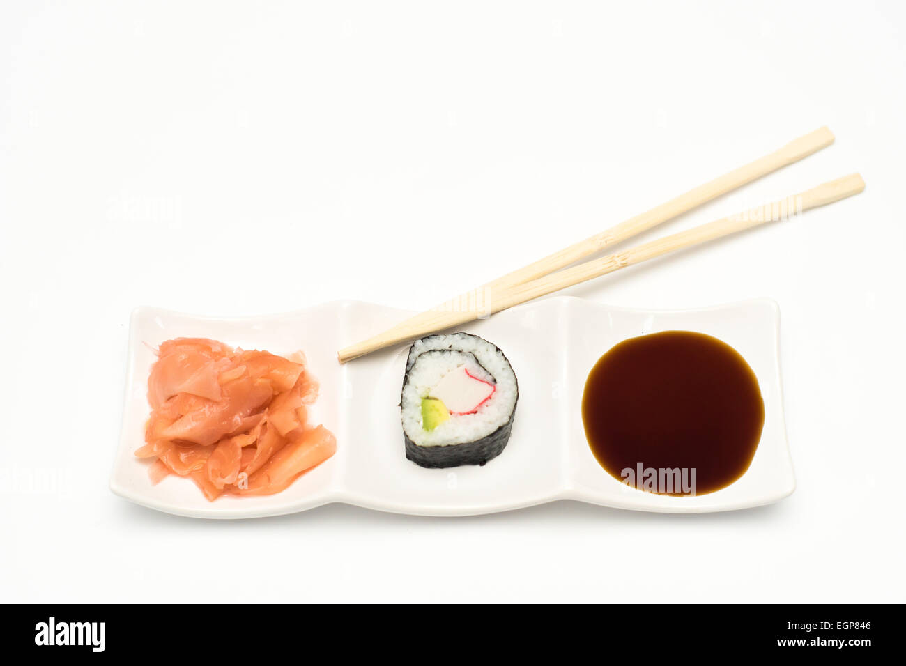 Sushi set Stockfoto