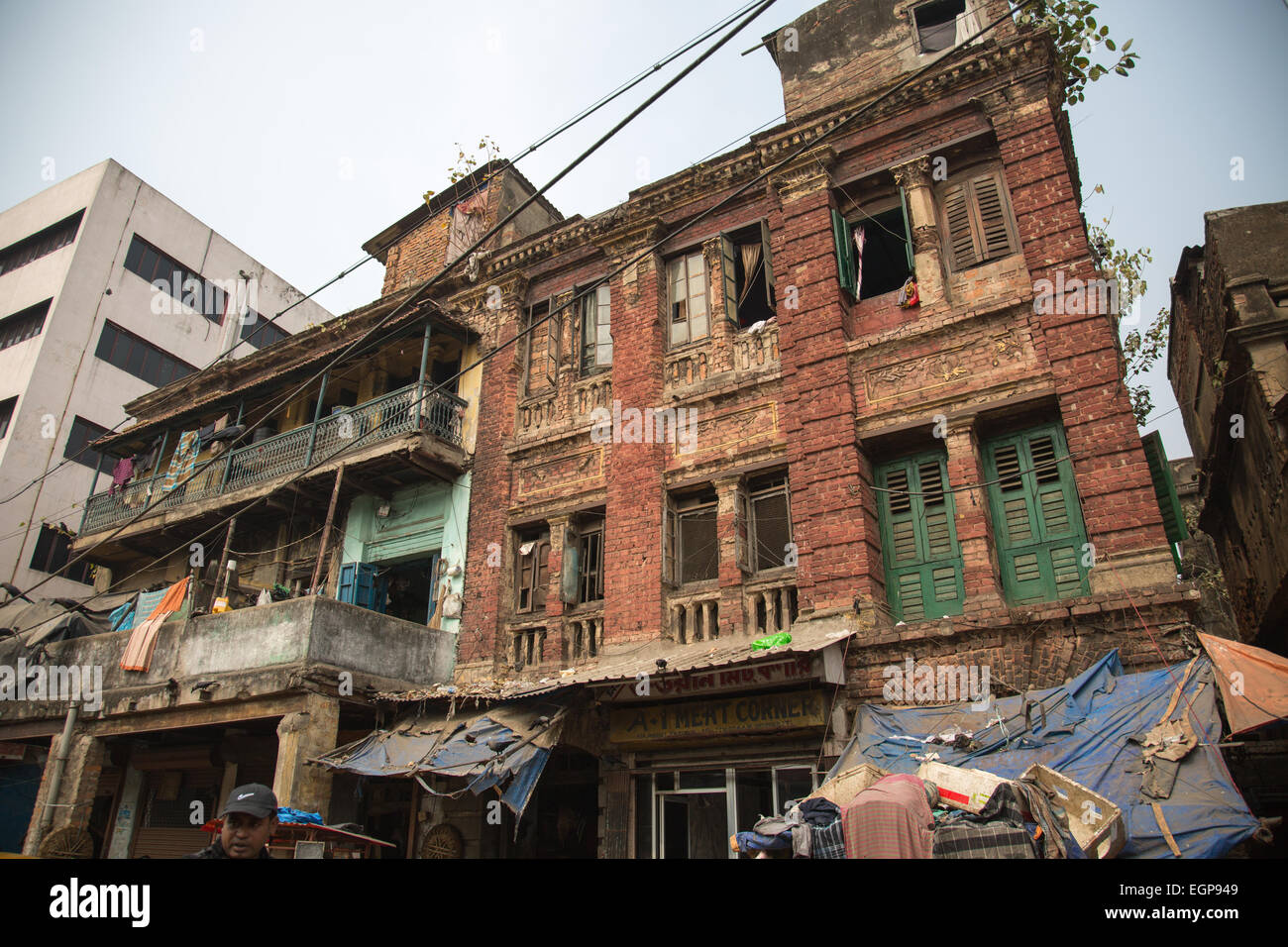 S.s. Hogg Markt Kolkata Indien Stockfoto