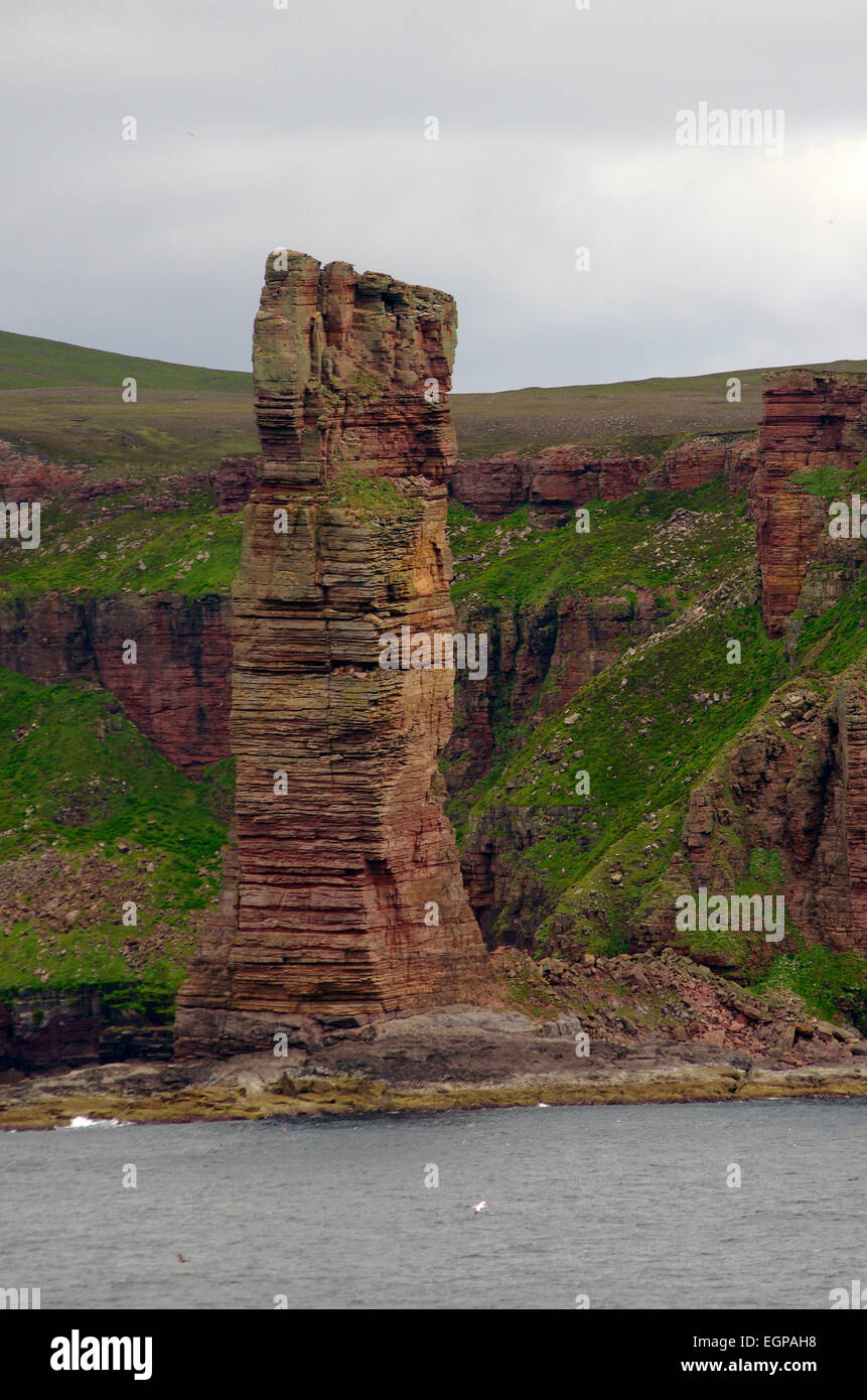 Der Old Man of Hoy in Orkney Inseln, Schottland, Großbritannien. Stockfoto