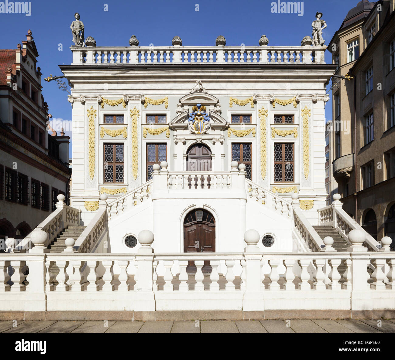 Alte Börse, Leipzig, Sachsen, Deutschland Stockfoto