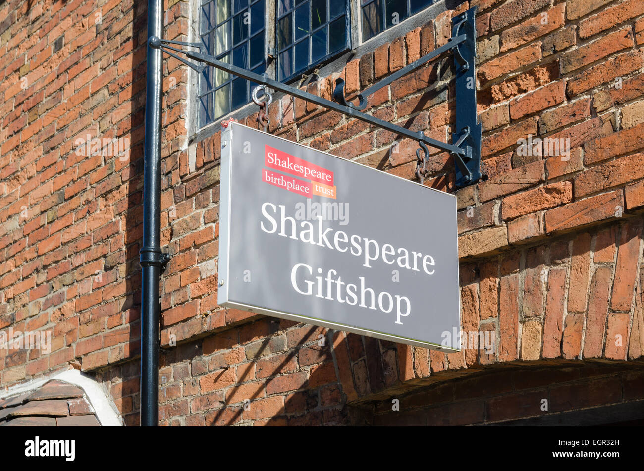 Die Shakespeare Birthplace Trust Souvenirladen in Bath Stockfoto