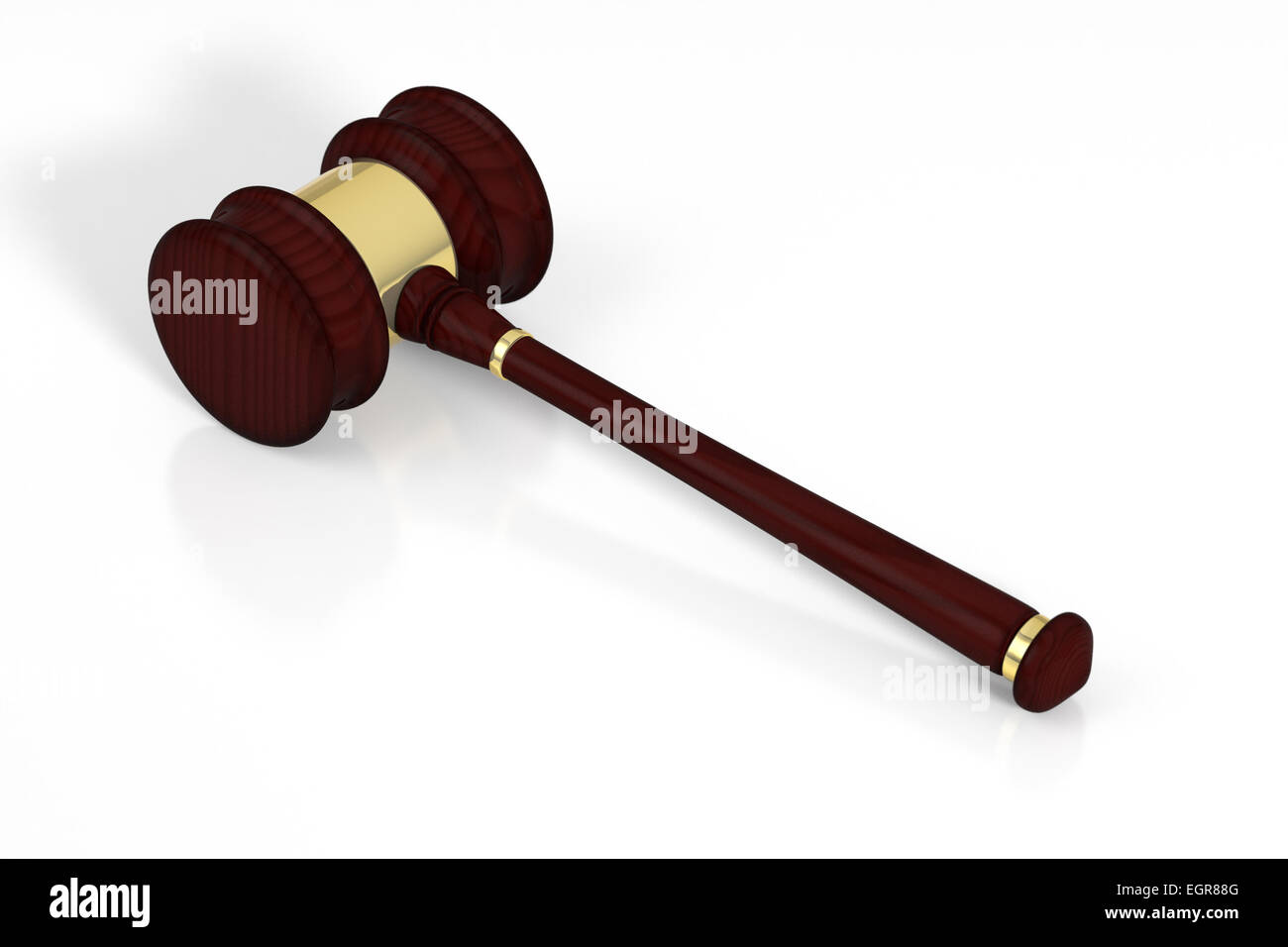 Holz Richterhammer und Resonanzboden. Stockfoto