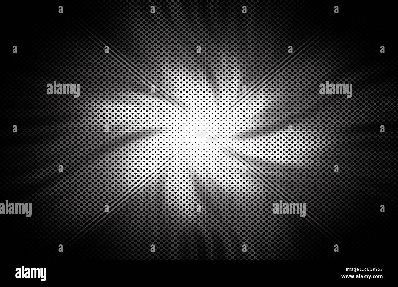 abstrakte schwarzen und weißen Hintergrund mit Punkt Stockfoto