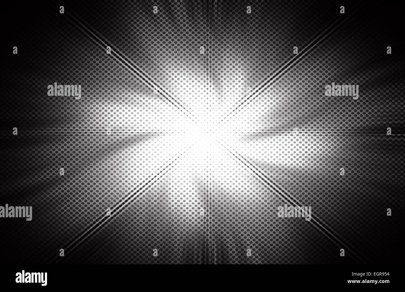 abstrakte schwarzen und weißen Hintergrund mit Punkt Stockfoto