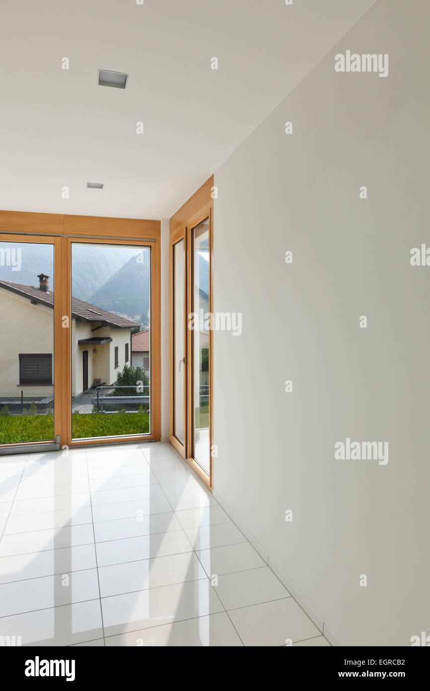 Home interior, Ecke des Fensters Stockfoto