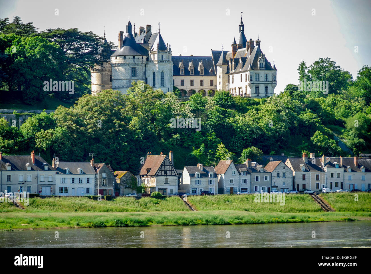 Château Chaumon, Loire-Tal Stockfoto