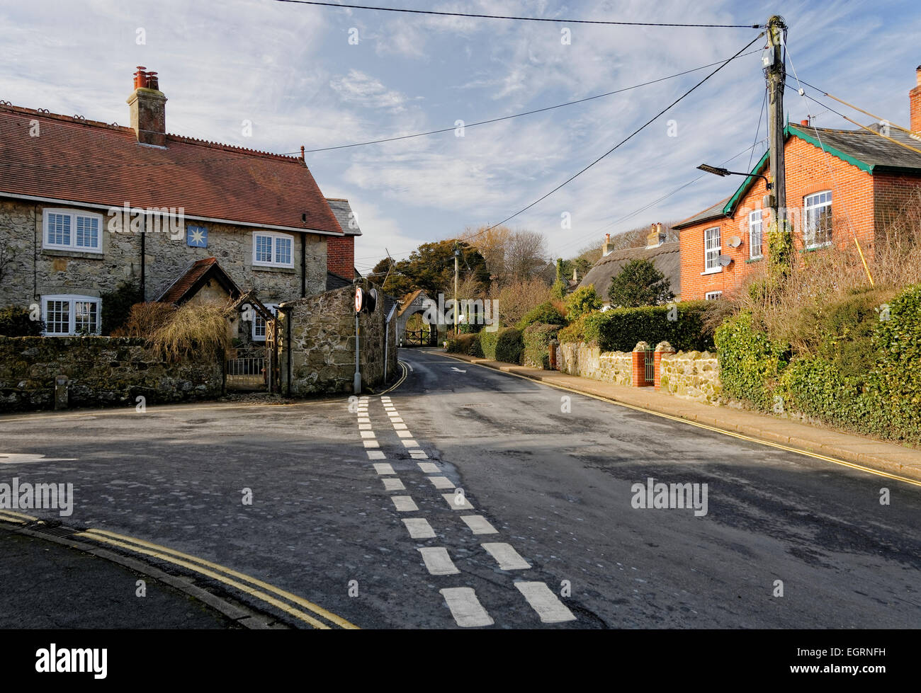 Führt, die Kirche des Heiligen Johannes der Täufer, Niton, Isle Of Wight Stockfoto