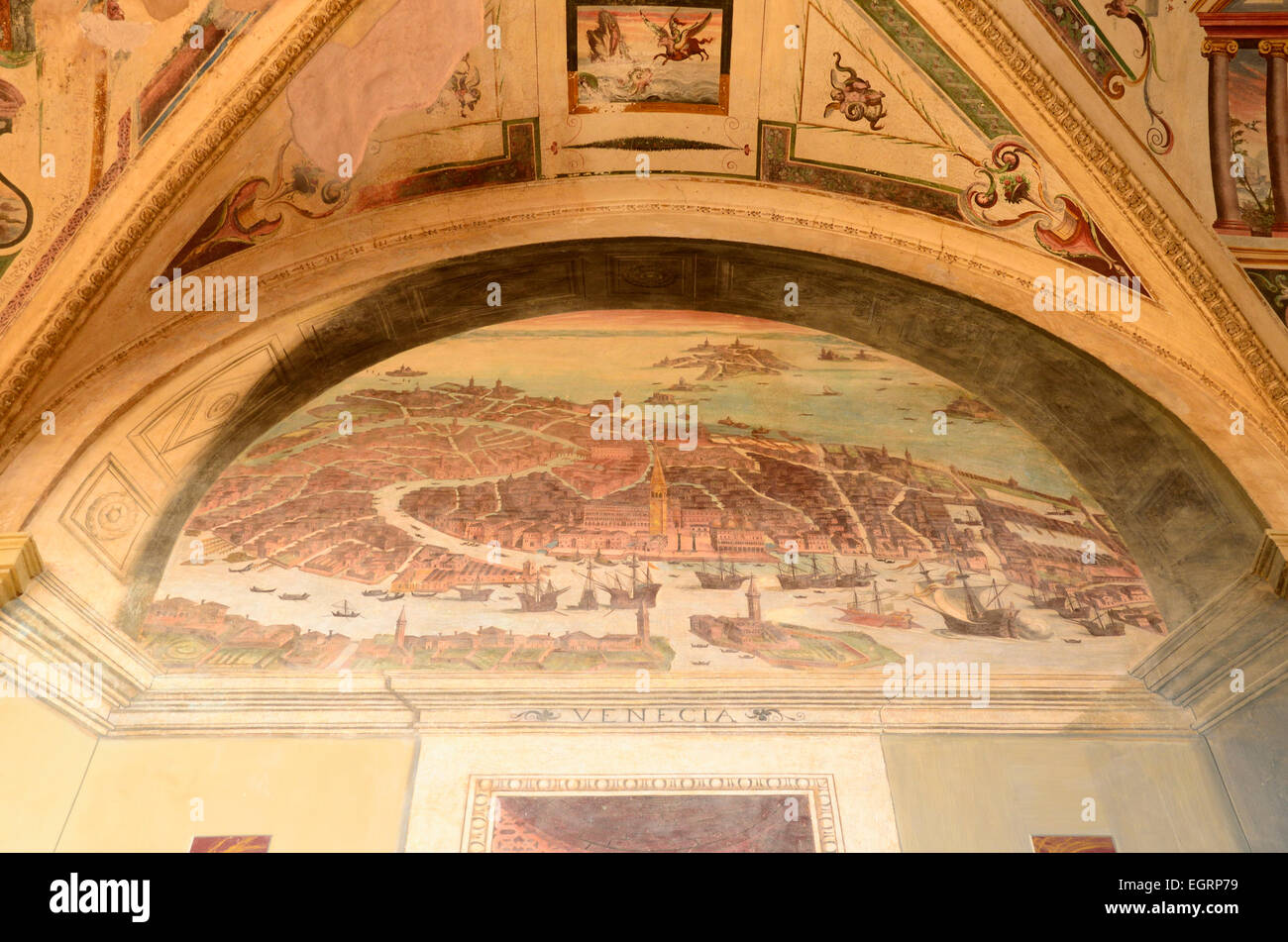 Marinemuseum in El Viso del Marques. Palast des Marquis von Santa Cruz, Alvaro de Bazan Stockfoto