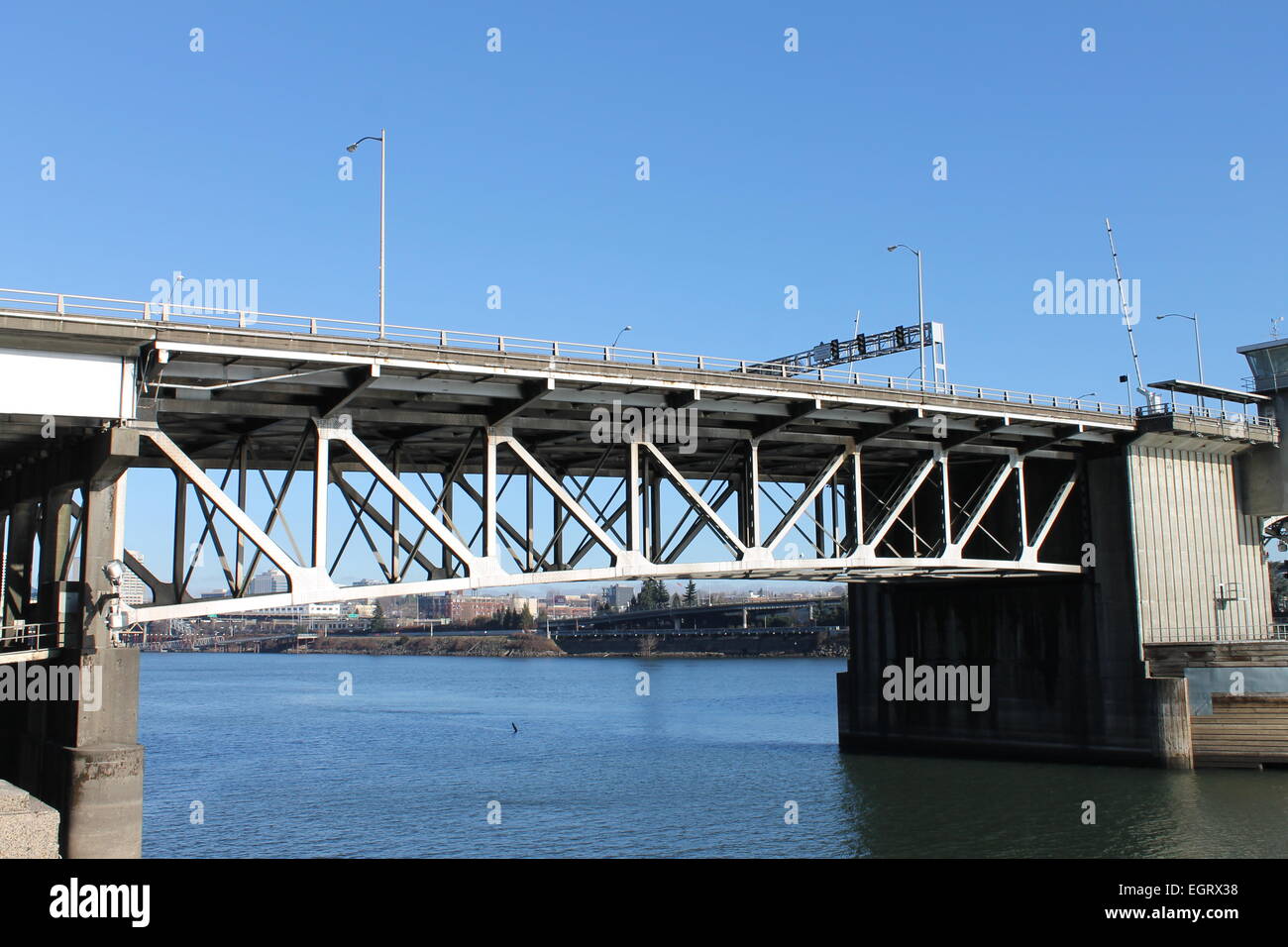 Burnside Bridge Portland Oregon Stockfoto