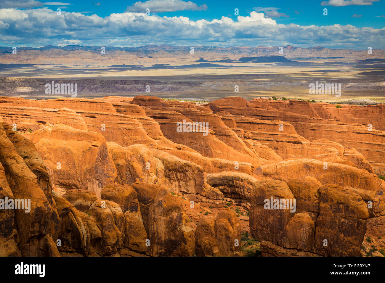 Arches-Nationalpark ist ein uns-Nationalpark im östlichen Utah. Stockfoto