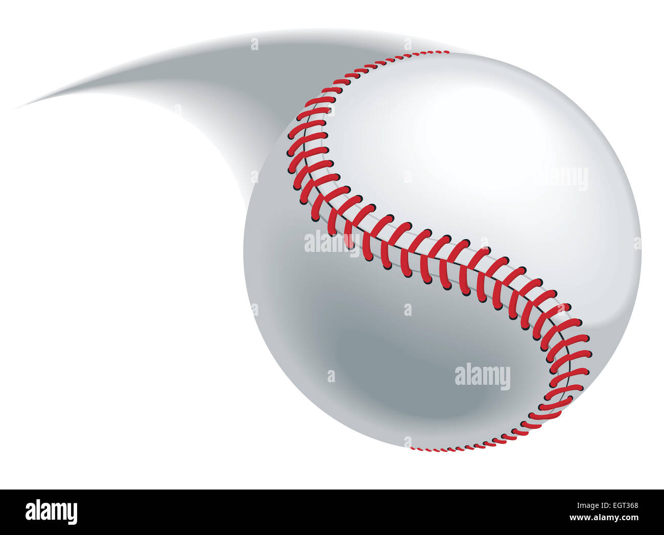 Baseball-Spielfeld, schlagen oder werfen, so dass einen unscharfen Weg. Stockfoto