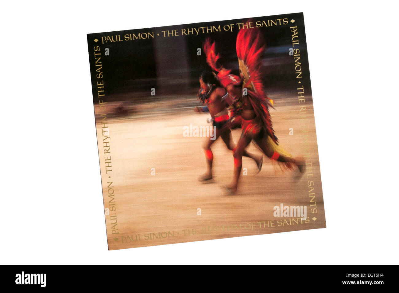 Der Rhythmus der Heiligen war das 8. Studioalbum von amerikanischer Sänger-Songwriter Paul Simon, veröffentlicht im Jahr 1990 von Warner Bros. Stockfoto