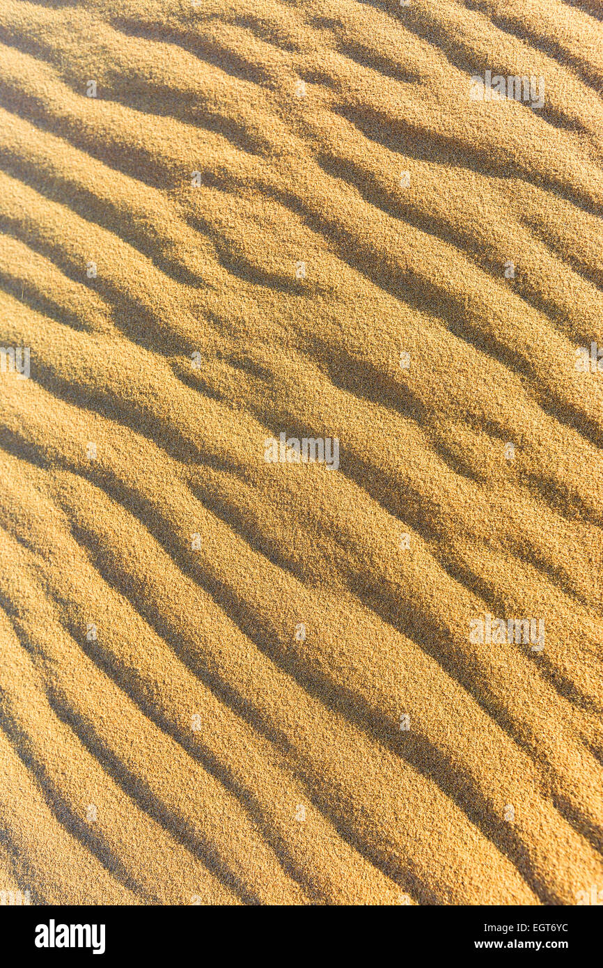 Wellen-Muster in den Sand, Namib-Wüste, Namibia Stockfoto