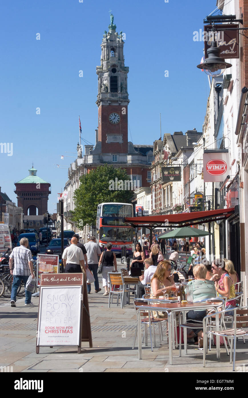 Colchester Town Hall auf der High Street, Colchester, Essex, England