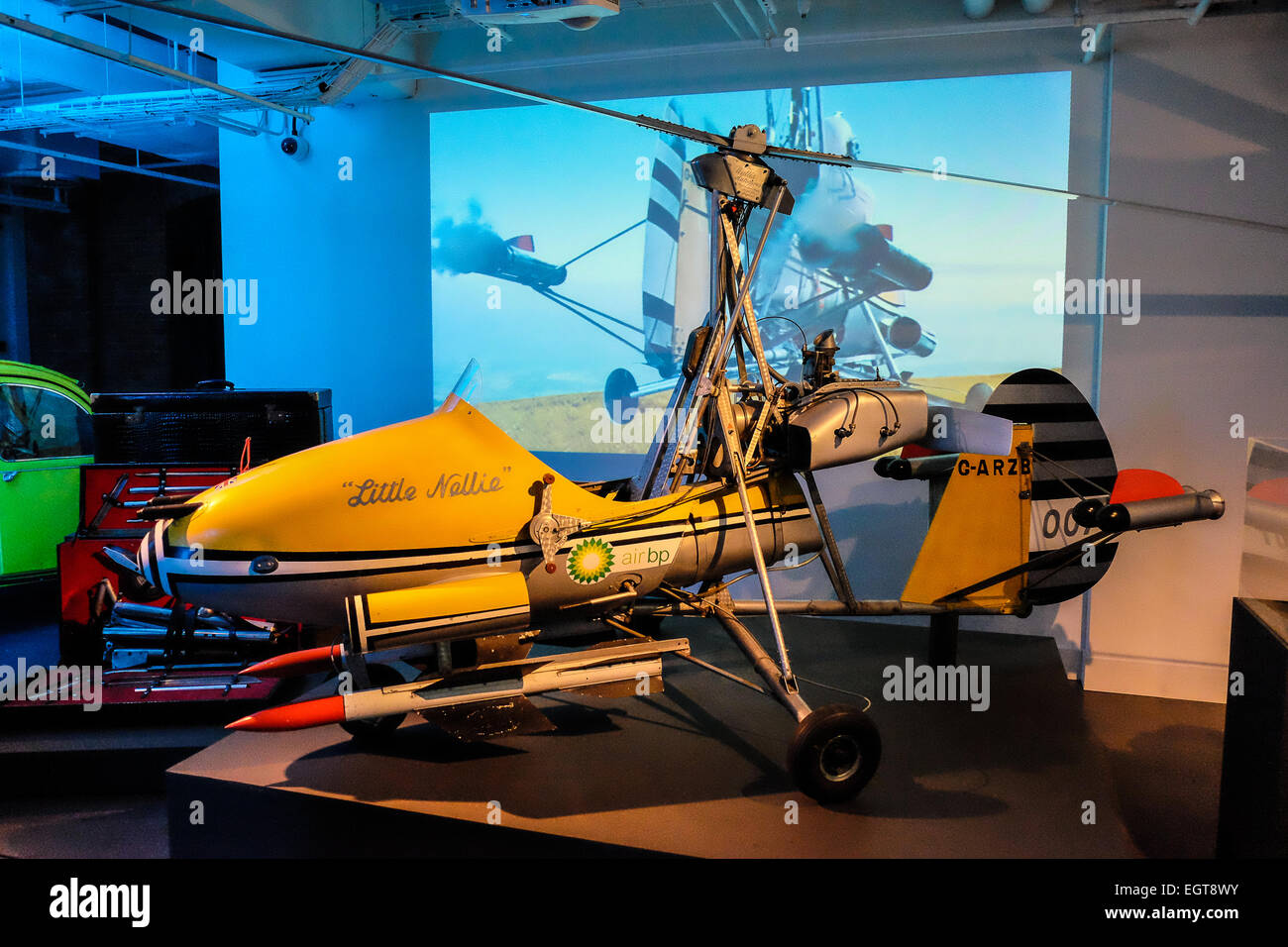 London, Bond in Motion Ausstellung in Covent Garden (London Film Museum) Stockfoto