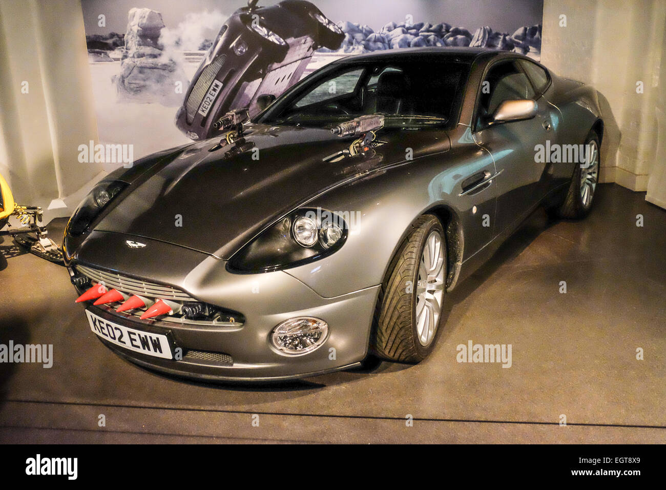 London, Bond in Motion Ausstellung in Covent Garden (London Film Museum) Stockfoto