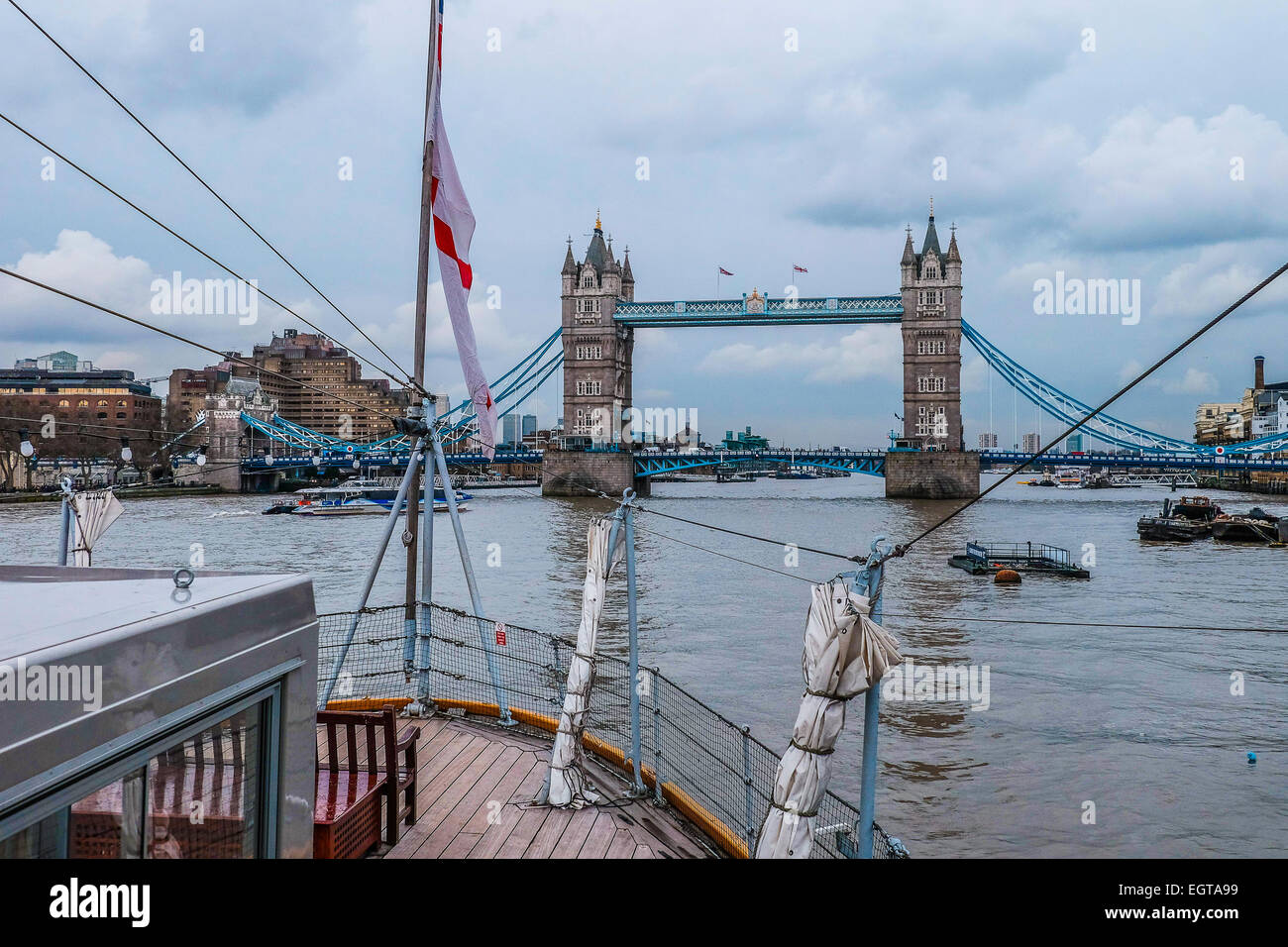 London. HMS Belfast Stockfoto