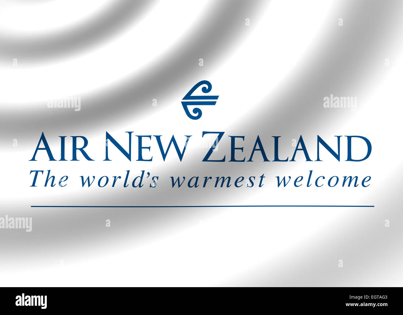Air New Zealand Ltd logo Symbol Fahne Emblem Stockfoto