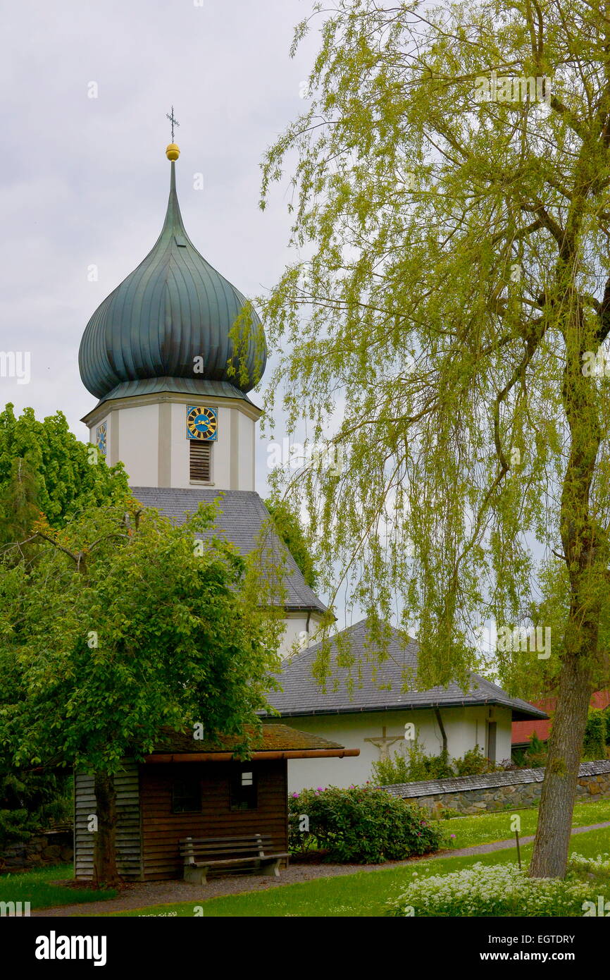 Schwarzwald, Baden-Württemberg-Schwarzwald, Hinterzarten, Kirche, Schwarzwald, Baden-Württemberg-Baden, Hinterzart Stockfoto