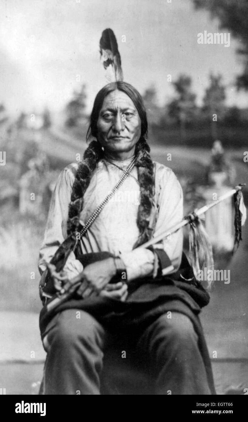 Sitting Bull, Indian Chief Stockfoto