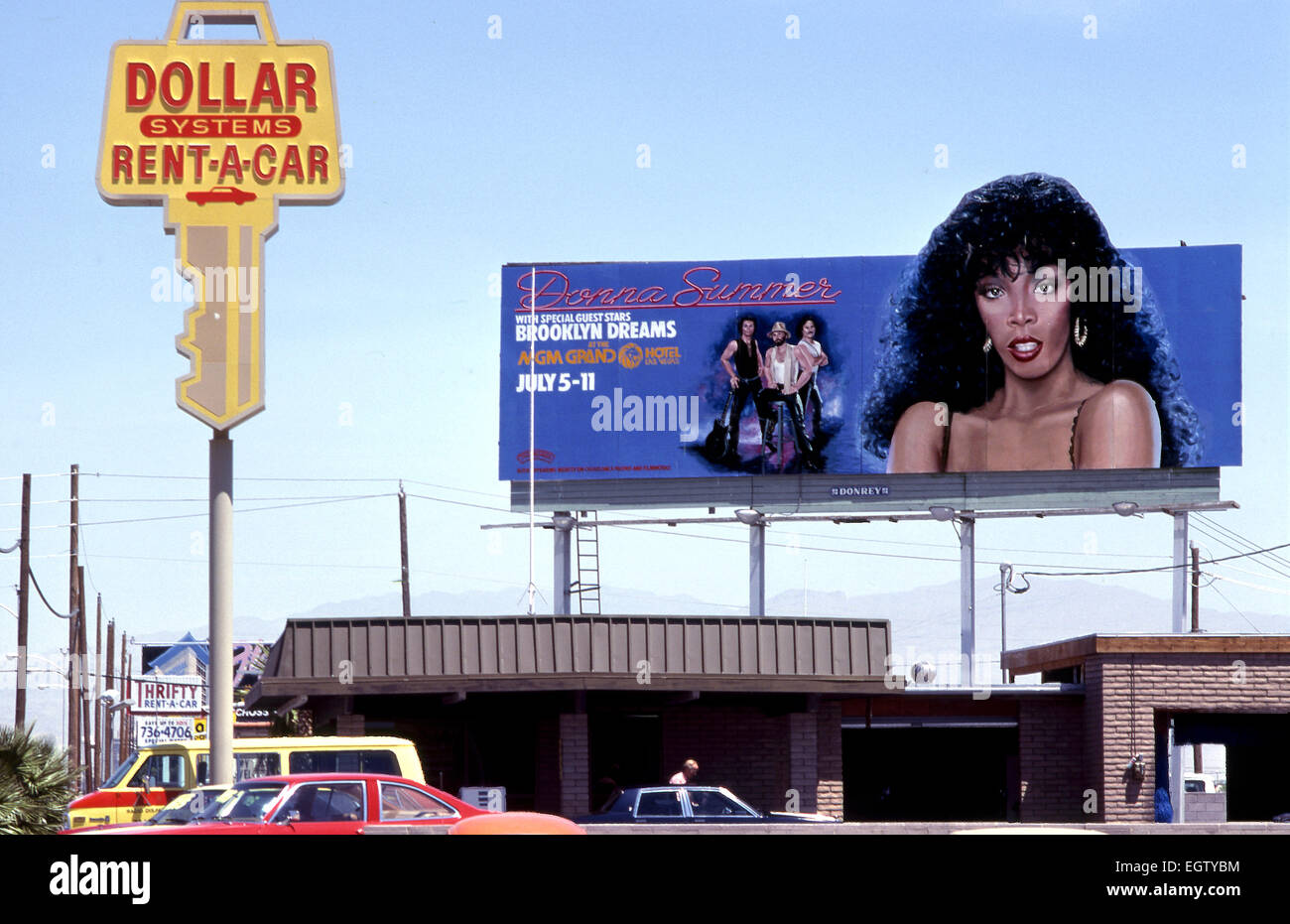 Donna Summer Billboard Stockfoto