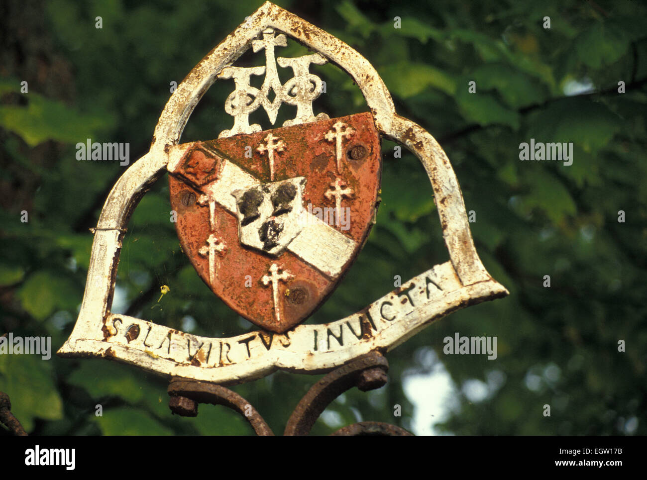 Howard Family Wappen Corby Burg Cumbria England UK Stockfoto