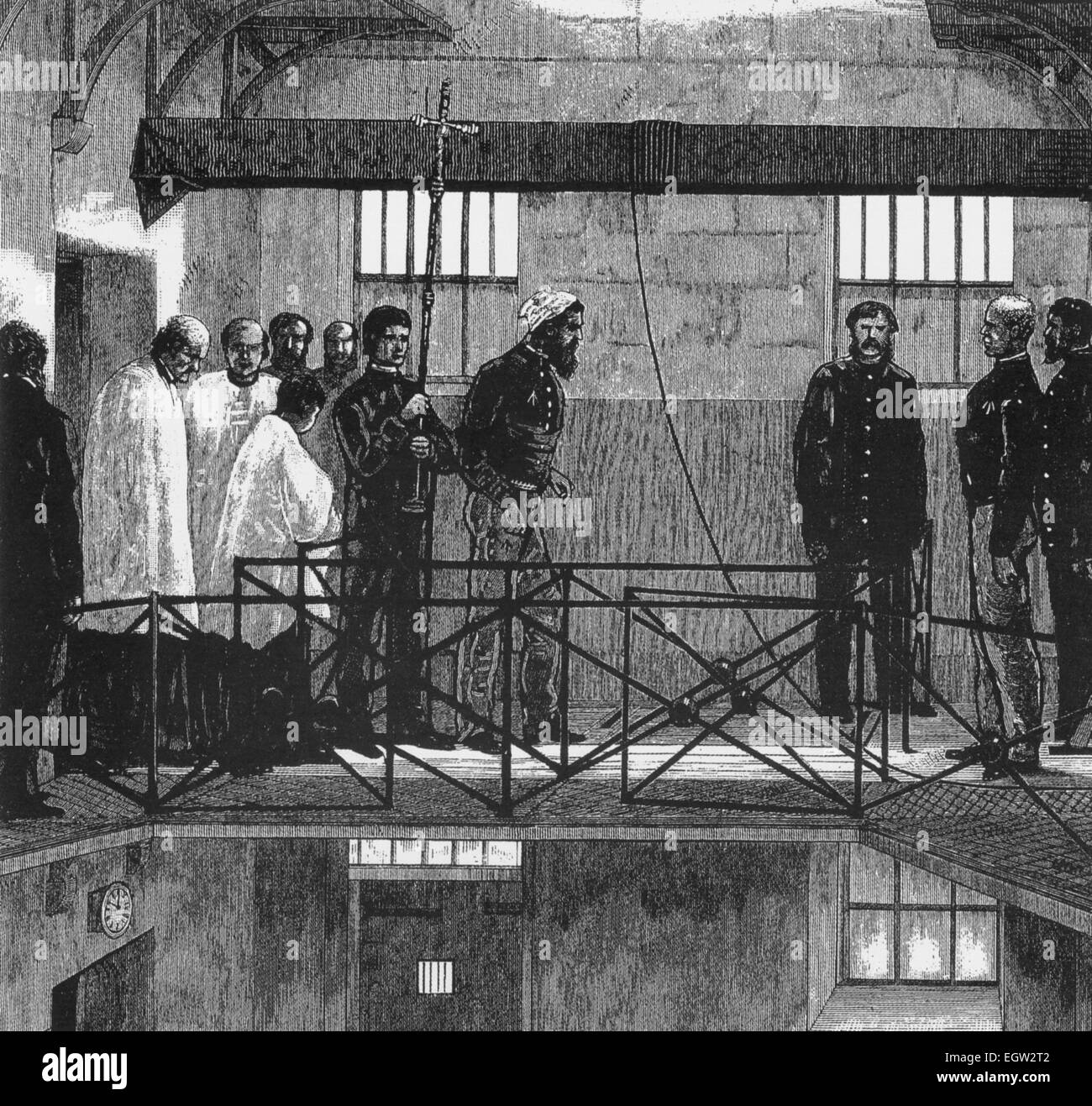 Australische Bushranger NED KELLY (1854-1880) erwartet Hinrichtung in Melbourne Gaol am 11. November 1880 Stockfoto