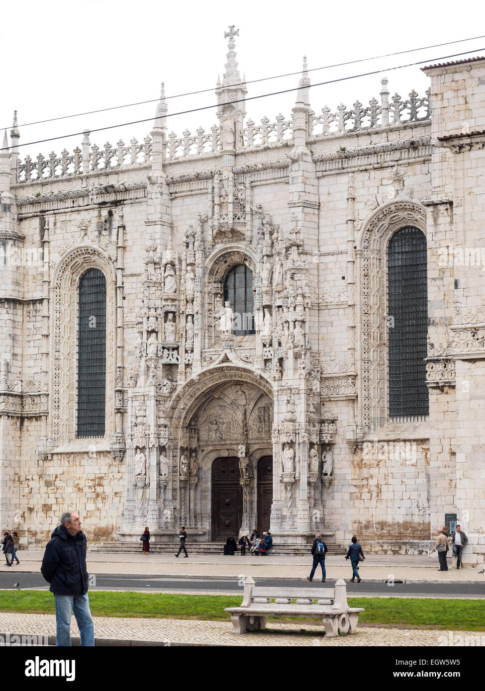 Stilvolle Mosteiro Dos Jernimos Lissabon Portugal Ebenbild