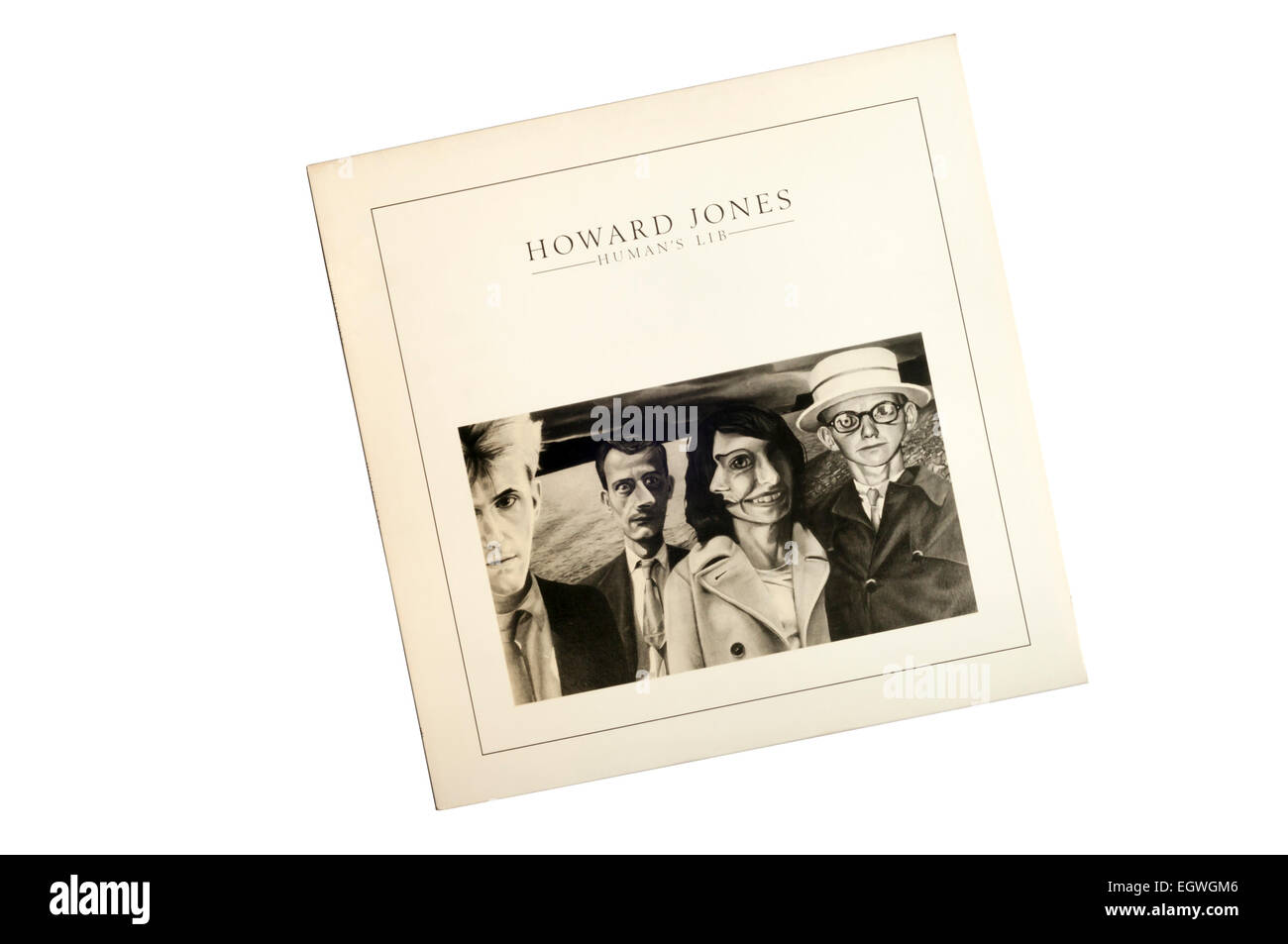 Menschliche Lib war 1984-Debüt-Album von britischer Pop-Musiker Howard Jones. Stockfoto