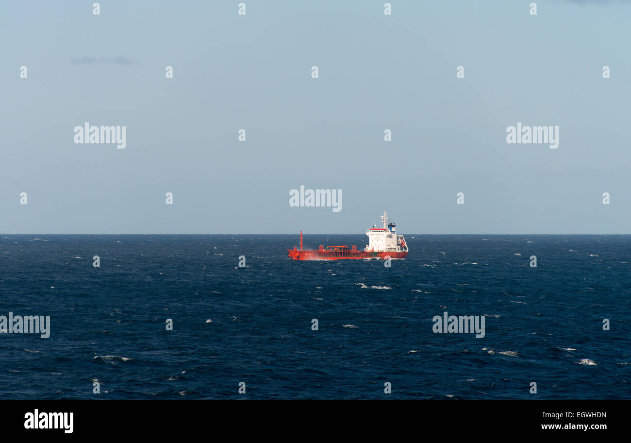 MS Seelöwe aus Mar Del Plata Argentinien in einem Force 8 Sturm im Südatlantik Stockfoto