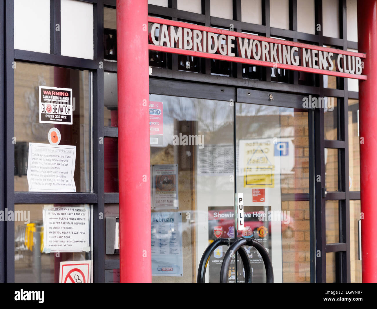 Cambridge arbeiten Mens Club, Cambridge, UK Stockfoto