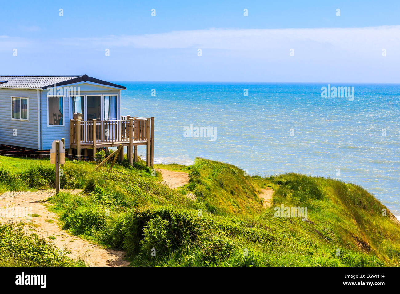 Ferienhaus An Der Kuste Von Dorset In Sudengland Stockfotografie Alamy