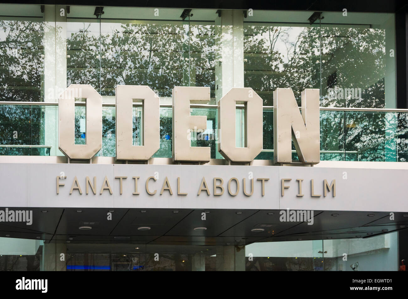 Odeon-Kino am Leicester Square, London, UK Stockfoto