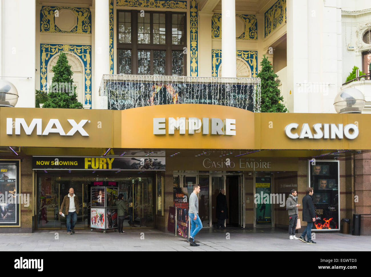 Empire-IMAX-Kino am Leicester Square, London, UK Stockfoto