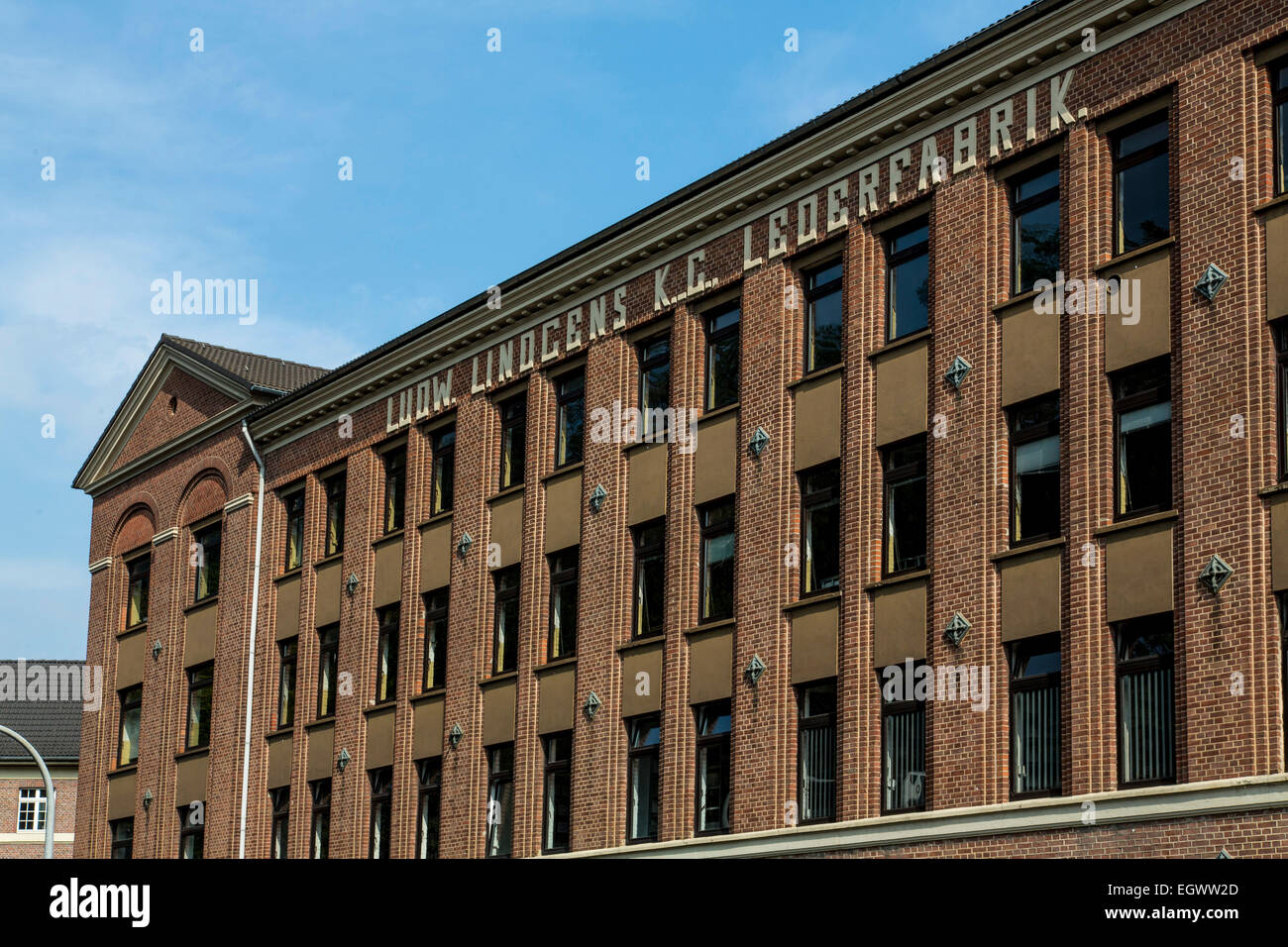 Leder und Leder Gerben Museum in Mülheim, Deutschland, zeigt die Geschichte der Lederindustrie in diesem Bereich Stockfoto