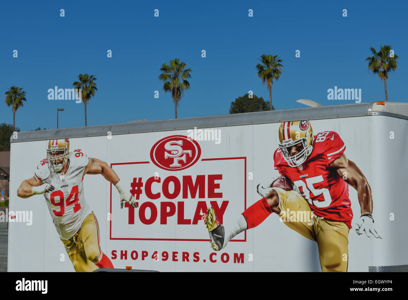Levi's-Stadion von den San Francisco 49ers veranstaltet der Super Bowl 2016, Santa Clara CA Stockfoto
