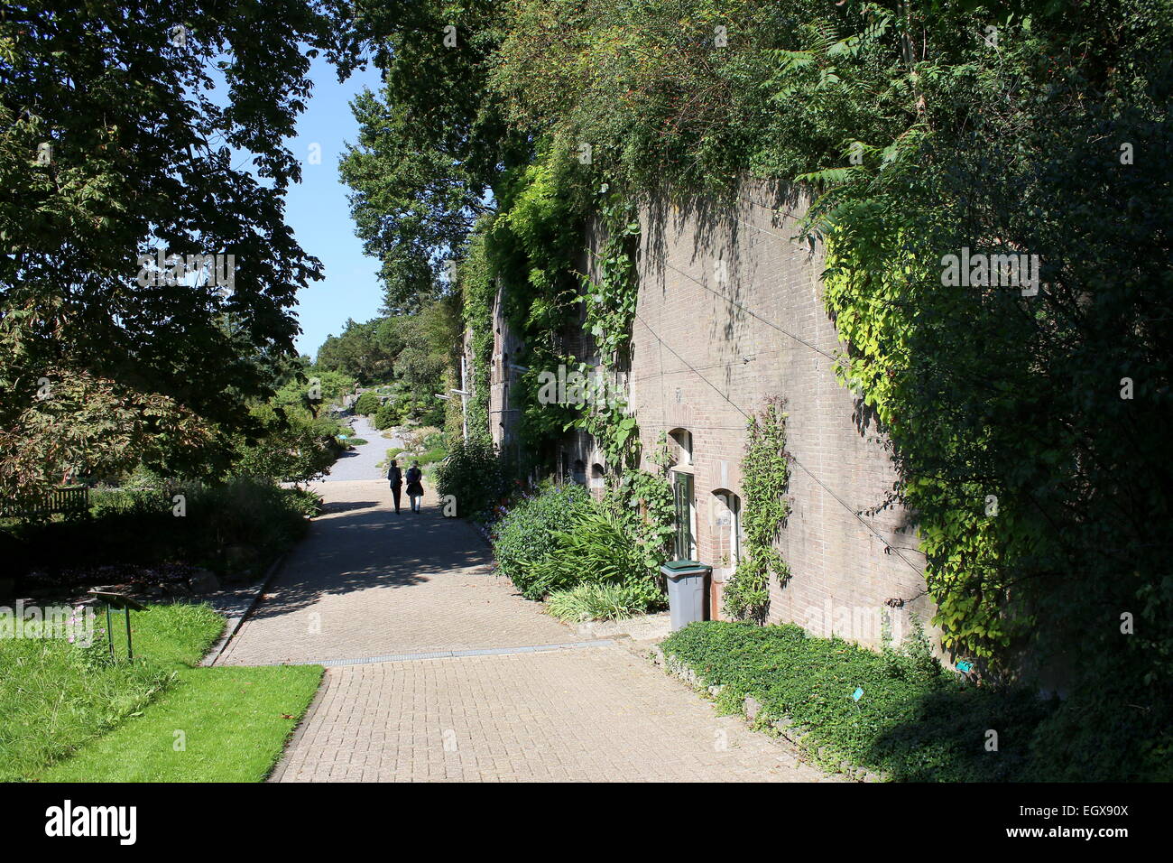 19. Jahrhundert Fort Hoofddijk, heute der Botanische Garten der Universität Utrecht an der Uithof Standort, Niederlande Stockfoto