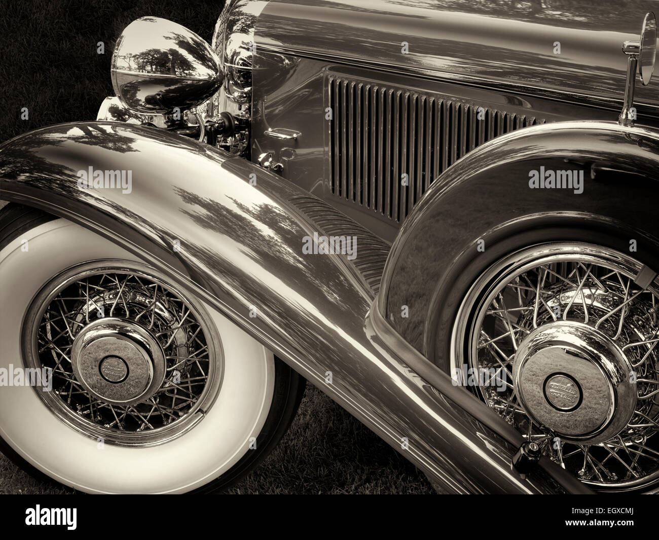 1931 Chrysler Imperial Dual Cowl Phaeton. Oregon Stockfoto