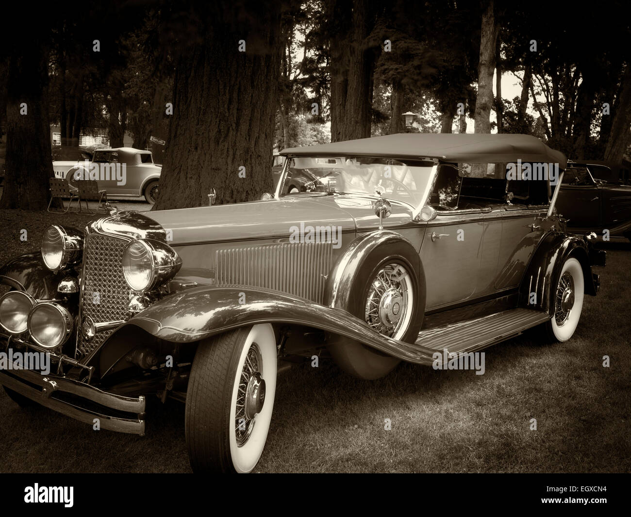 1931 Chrysler Imperial Dual Cowl Phaeton. Oregon Stockfoto